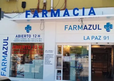 Galería de trabajos de Rótulos luminosos. Letras corpóreas. Sevilla LEDS rótulos e iluminación.