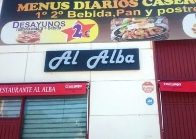 Galería de trabajos de Rótulos luminosos. Letras corpóreas. Sevilla LEDS rótulos e iluminación.