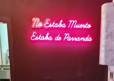Galería de trabajos de rótulos luminosos
