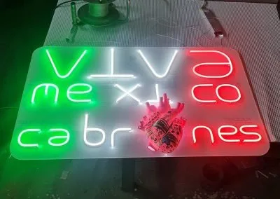 Galería de trabajos de rótulos luminosos