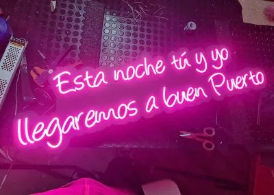 Galería de trabajos de rótulos luminosos