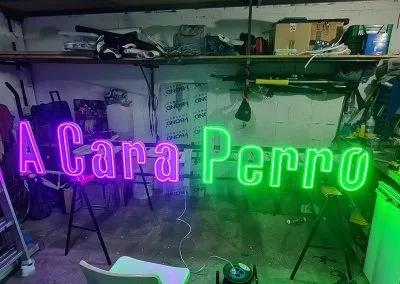 Galería de trabajos de rótulos luminosos
