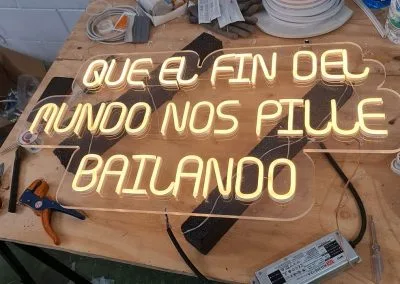 Galería de trabajos de rótulos luminosos